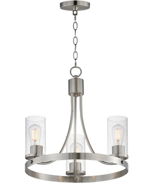 Livingston 3-Light Chandelier Satin Nickel
