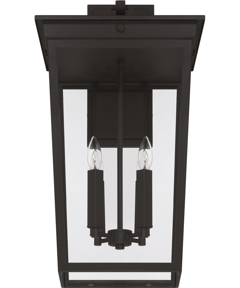 Duncan 4-Light Outdoor Lighting Textured Black