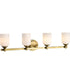 Solara 4-Light Vanity & Wall Natural Brass
