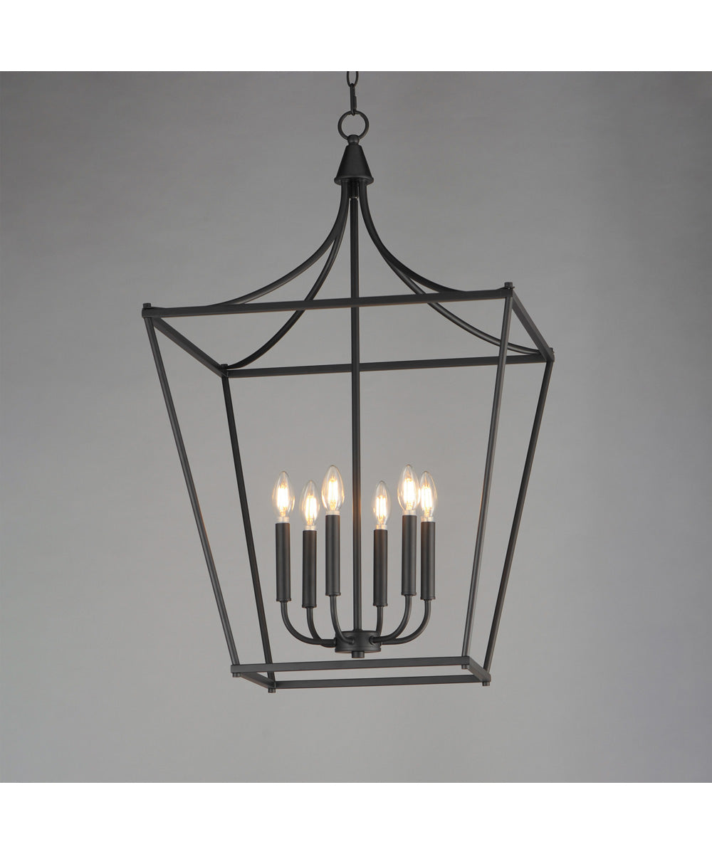 Clifton 6-Light Pendant Black