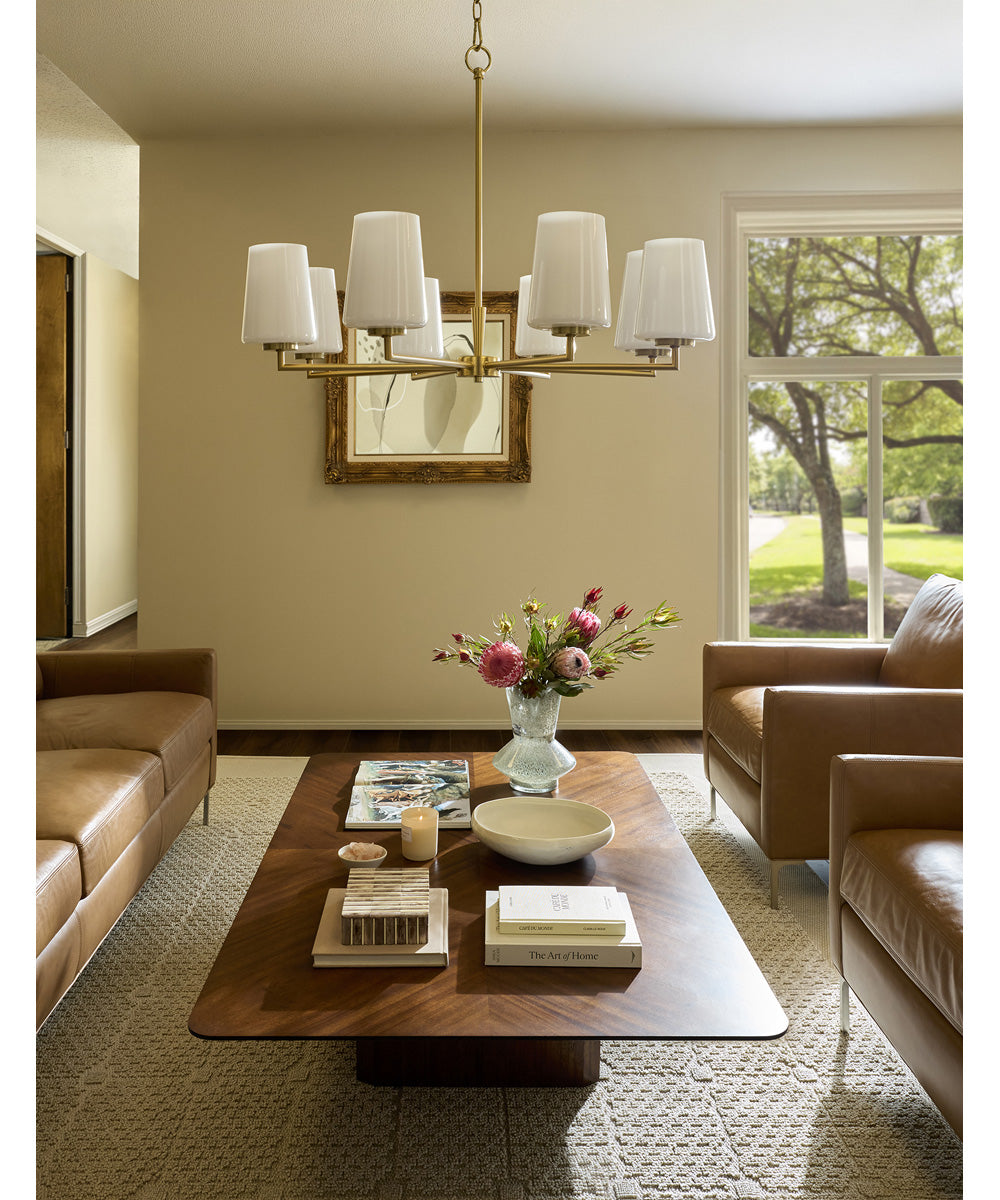 Goodwin Chandelier Aged Brass