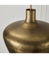 Myriah 1-Light Pendant Tibetan Hammered Brass