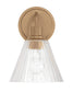 Pleated 1-Light Lighting Premium Bronze