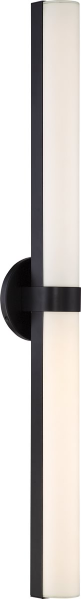 6"W Bond 2-Light LED Vanity & Wall Aged Bronze