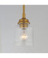 Acadia 1-Light Pendant Natural Aged Brass