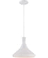 13"W Luger 1-Light Pendant Glacier White