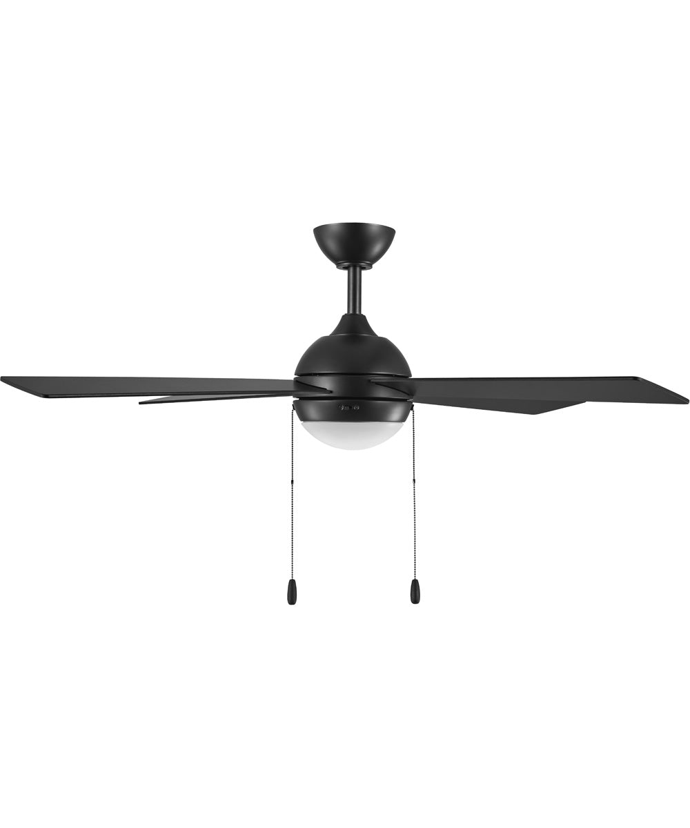 Tavo 52-in. 4-Blade LED Modern Ceiling Fan Matte Black