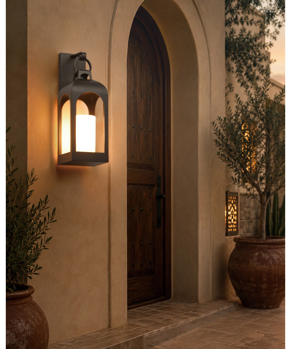 Marrakech 1-Light Wall Sconce Medium Black