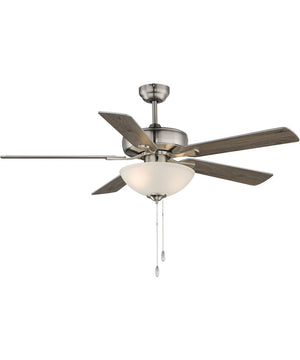 Super-Max 52 inch Ceiling Fan with 2-Light Kit Satin Nickel