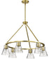 Gianna 6-Light Chandelier Vintage Brass