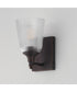 Julip 1-Light Bath Vanity Dark Bronze