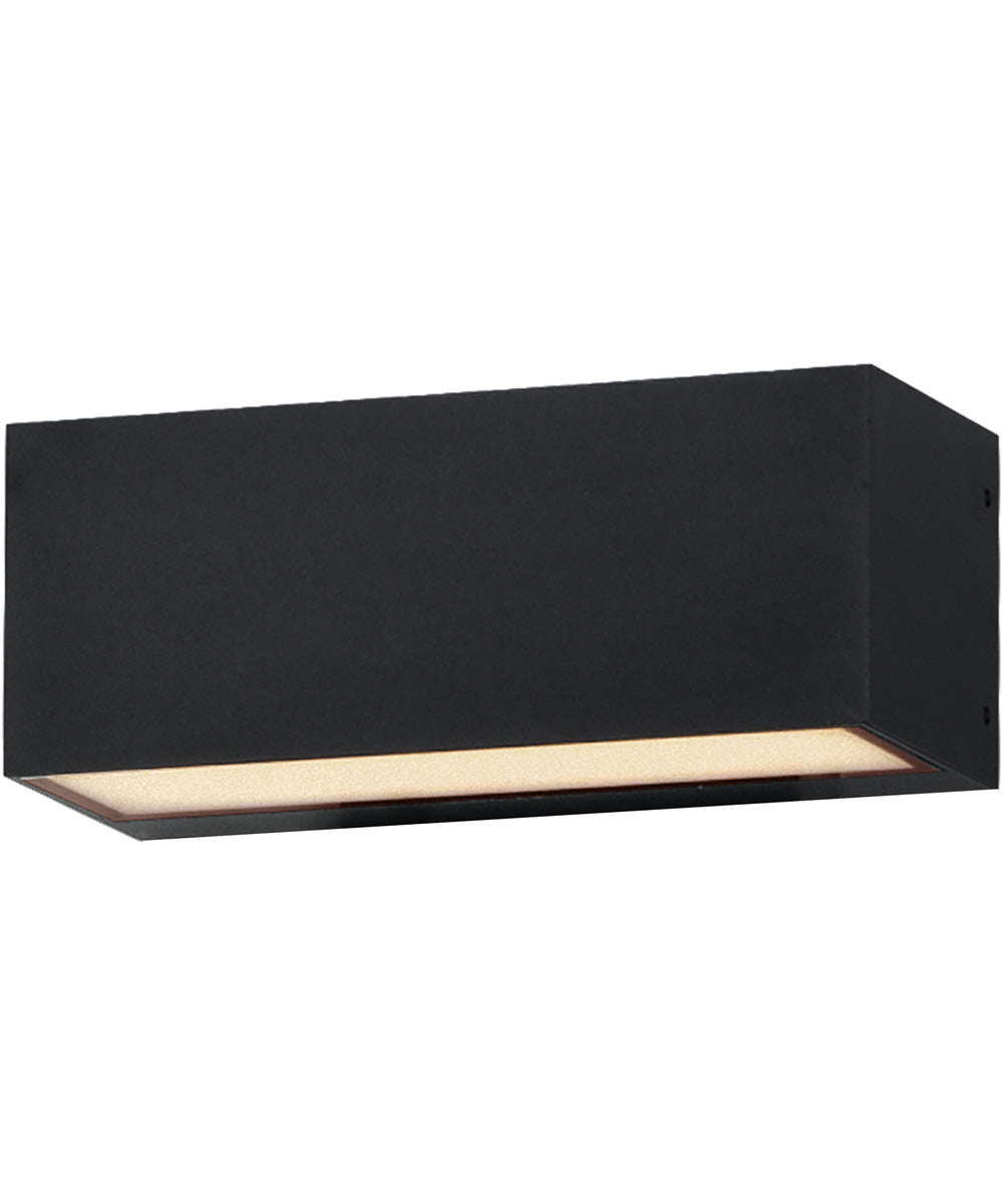 Blok 9 inch Outdoor Wall Sconce Black
