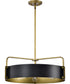 Altos 5-Light Pendant Matte Black