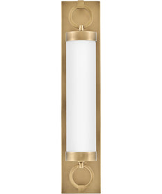 Baylor LED-Light Medium LED Vanity in Heritage Brass