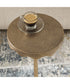 Accent Tavle in Brass Anqitue