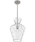 Drover 1-Light 12"W Brushed Nickel Pendant Ceiling Light