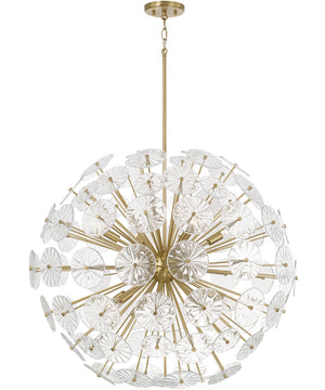 Emelie 8-Light Chandelier Matte Brass