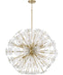 Emelie 8-Light Chandelier Matte Brass