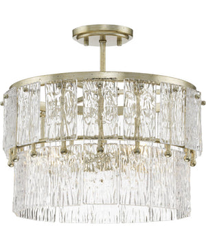Chevall 3-Light Organic Pendant Gilded Silver