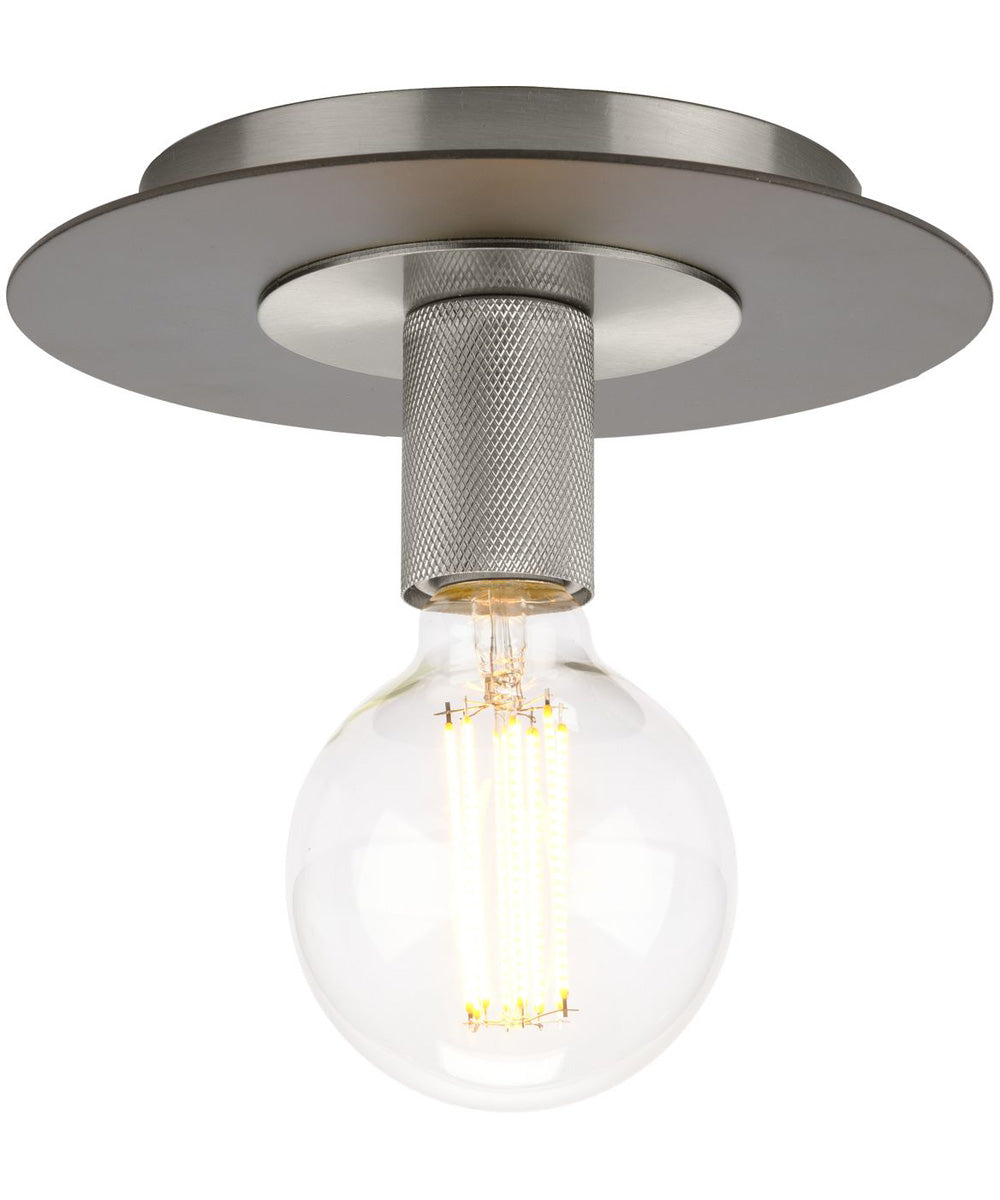Trimble 1-Light 8" Flush Mount Brushed Nickel