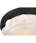Zoey LED-Light Medium LED Flush Mount in Black
