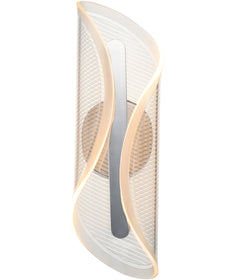 Manta 17 inch LED Wall Sconce Polished Chrome