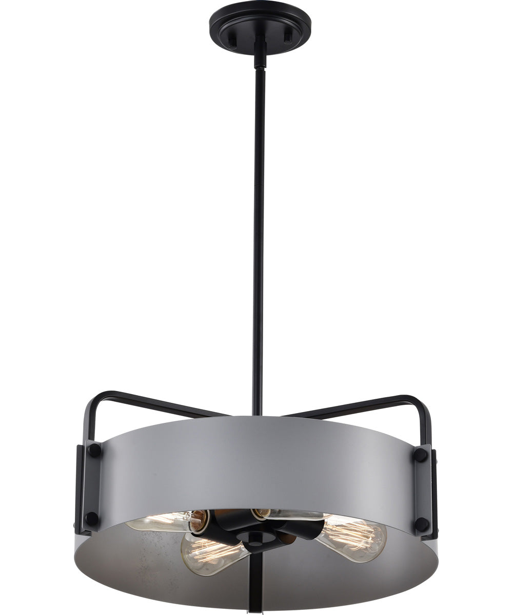 Altos 4-Light Pendant Matte Gray