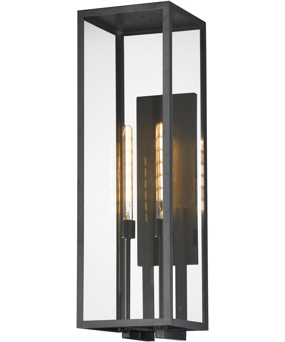 Catalina 2-Light 2XL Outdoor Up-Light Wall Sconce Dark Bronze