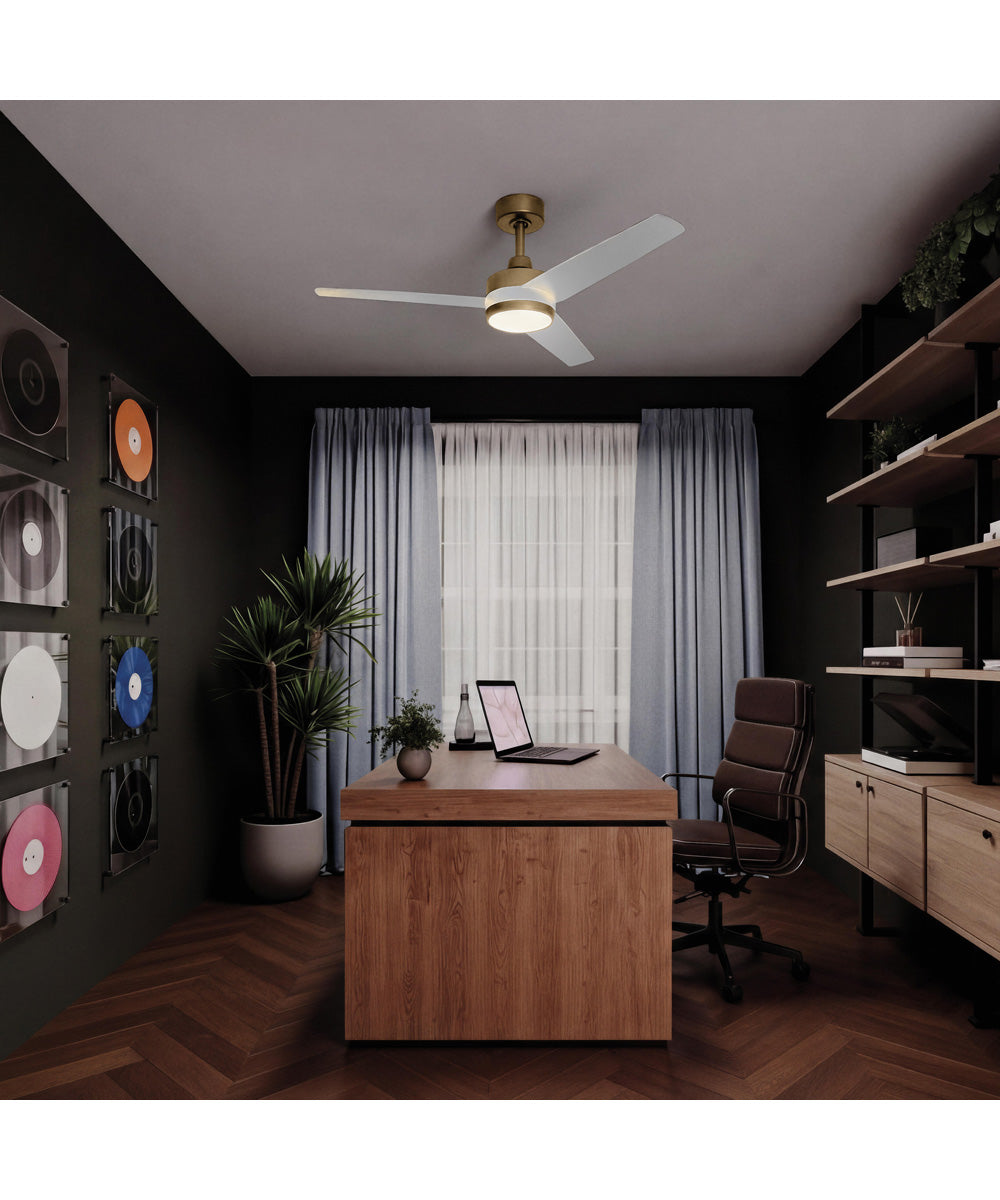 Velto 60-in. 3-Blade LED Modern Ceiling Fan Champagne Bronze
