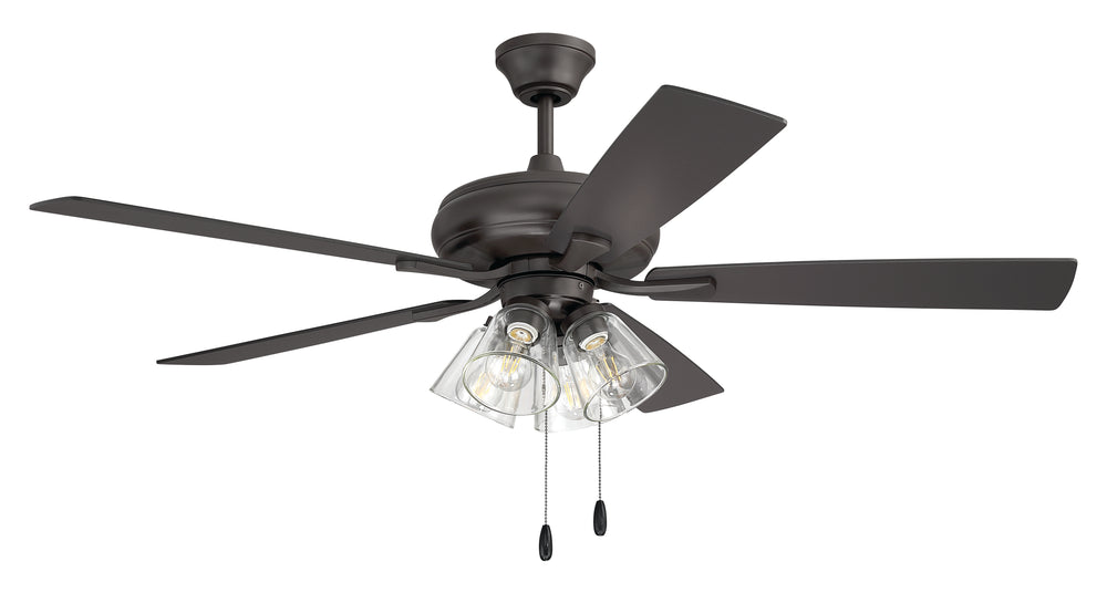 Eos Clear 4 Light 4-Light Fan Classic Bronze
