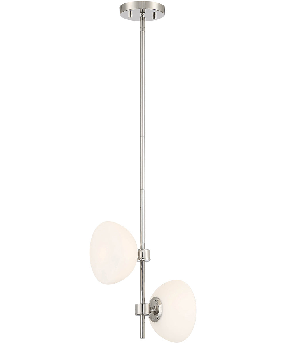 Zio 2 Light Pendant Polished Nickel
