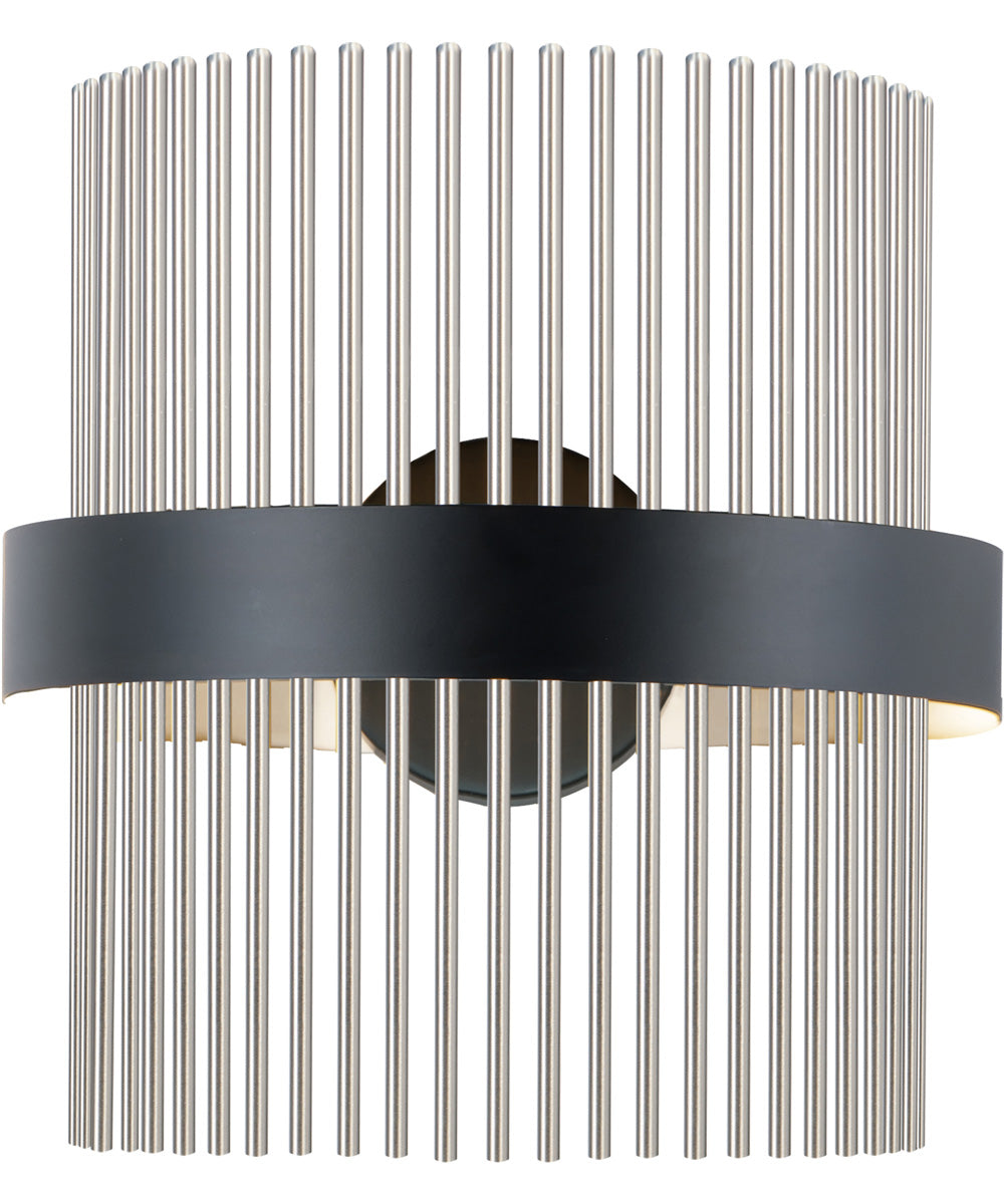 Chimes 5CCT Select Wall Sconce Black / Satin Nickel