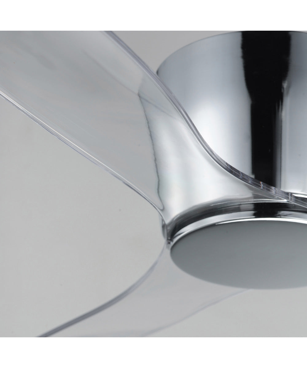 Aeris 52 inch 3-Blade Hugger Fan Polished Chrome