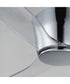 Aeris 52 inch 3-Blade Hugger Fan Polished Chrome
