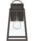Hedry Medium Outdoor Wall Lantern with Clear Glass Panels Antique Bronze