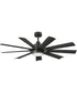 Turbine 60" LED Smart Fan Matte Black