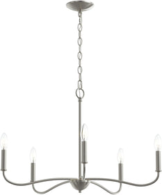 Ilia 5-Light Chandelier Brushed Nickel