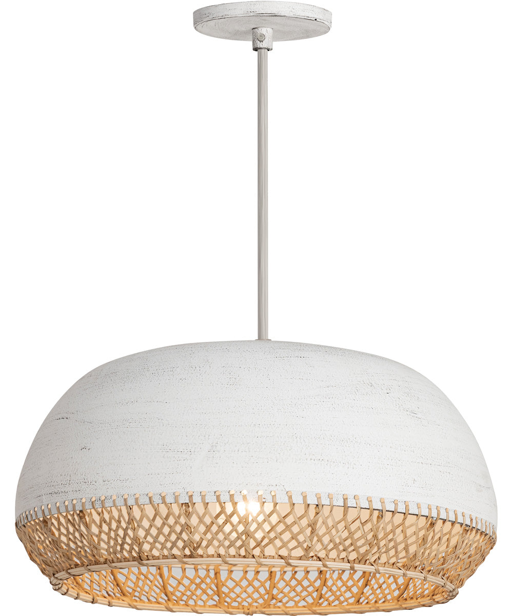 Tamba Large 1-Light Pendant Ivory