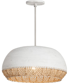 Tamba Large 1-Light Pendant Ivory