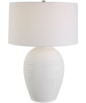 Reyna Chalk White Table Lamp