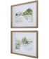 Serene Lake Framed Prints, Set of 2