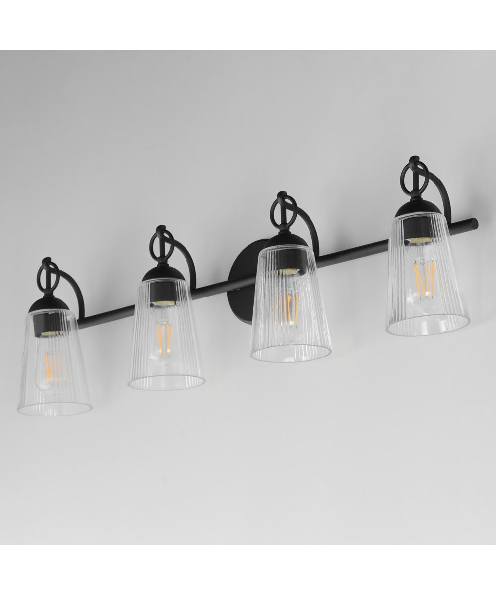 Jackson Hole 4-Light Bath Vanity Black