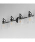 Jackson Hole 4-Light Bath Vanity Black
