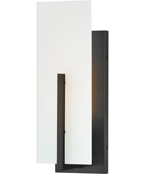 Roman 1-Light Medium Single Light Sconce in Black