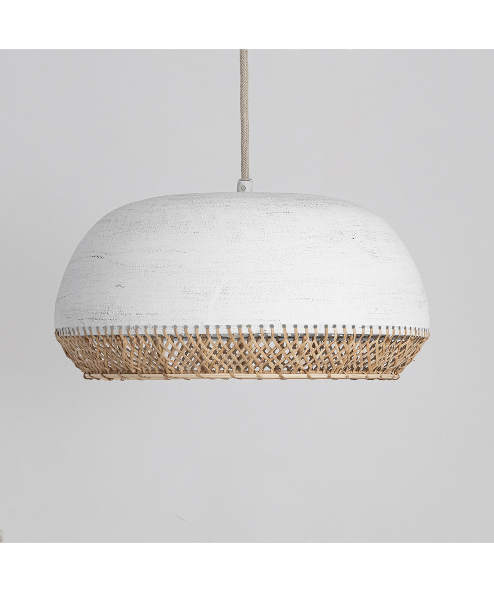 Tamba Large 1-Light Pendant Ivory