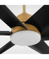 84" Spree Patio Ceiling Fan Brushed Brass