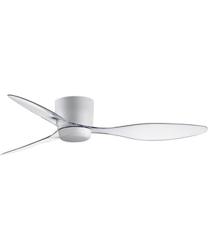 Aeris 52 inch 3-Blade Hugger Fan w LED Matte White