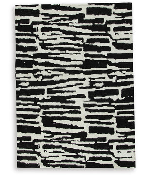 Bramshaw Medium Rug Black/Ivory