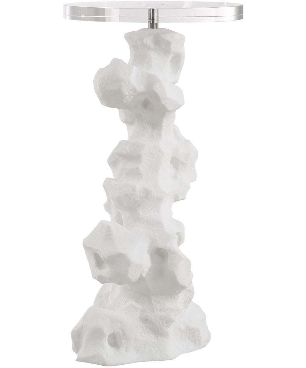 Remnant White Stone Drink Table