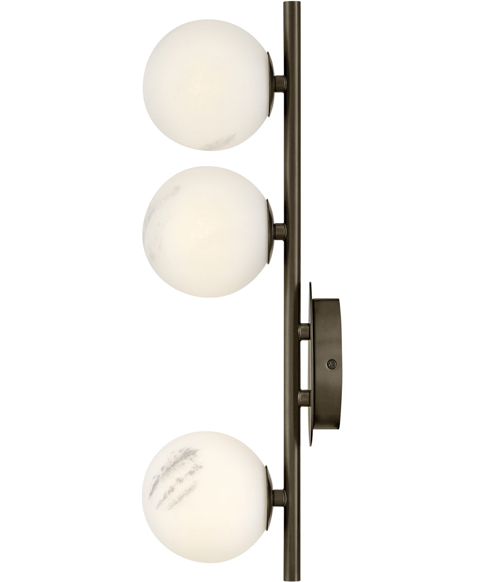 Selene 3-Light Large Three Light Sconce in Black Oxide